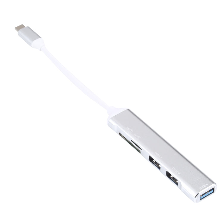 Trạm kết nối đa năng 5 trong 1 USB-C / Type-C 3.1 sang khe thẻ SD / TF + 3 cổng USB 3.0 HUB, USB-C / Type-C 3.1