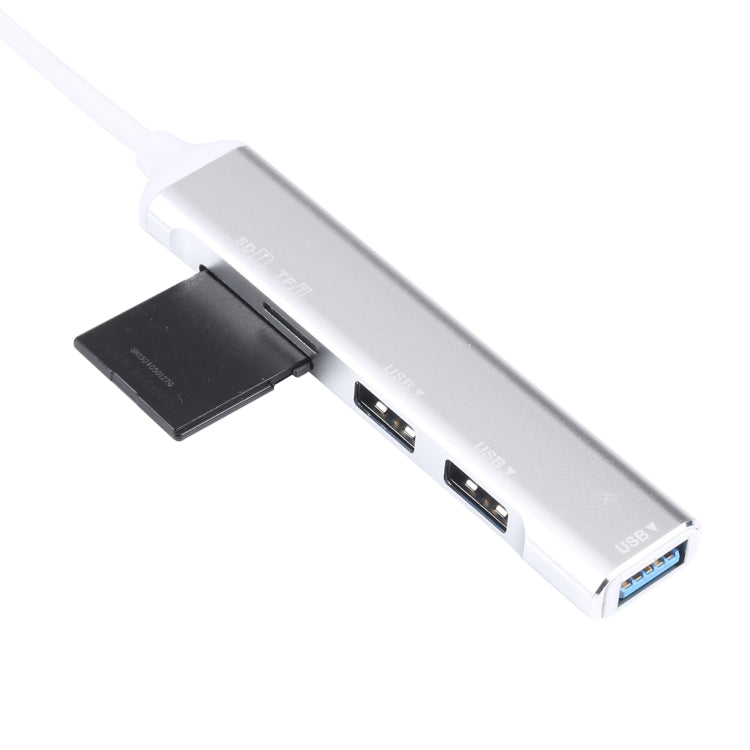 Trạm kết nối đa năng 5 trong 1 USB-C / Type-C 3.1 sang khe thẻ SD / TF + 3 cổng USB 3.0 HUB, USB-C / Type-C 3.1
