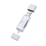 Đầu đọc thẻ đa năng ADS-208 8 chân + USB + Micro USB
