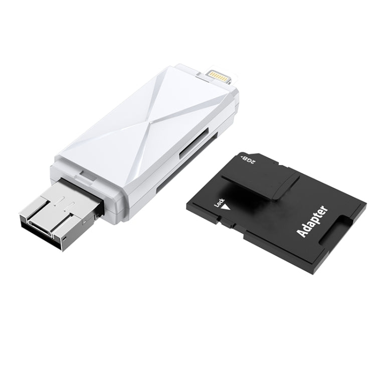 Đầu đọc thẻ đa năng ADS-208 8 chân + USB + Micro USB