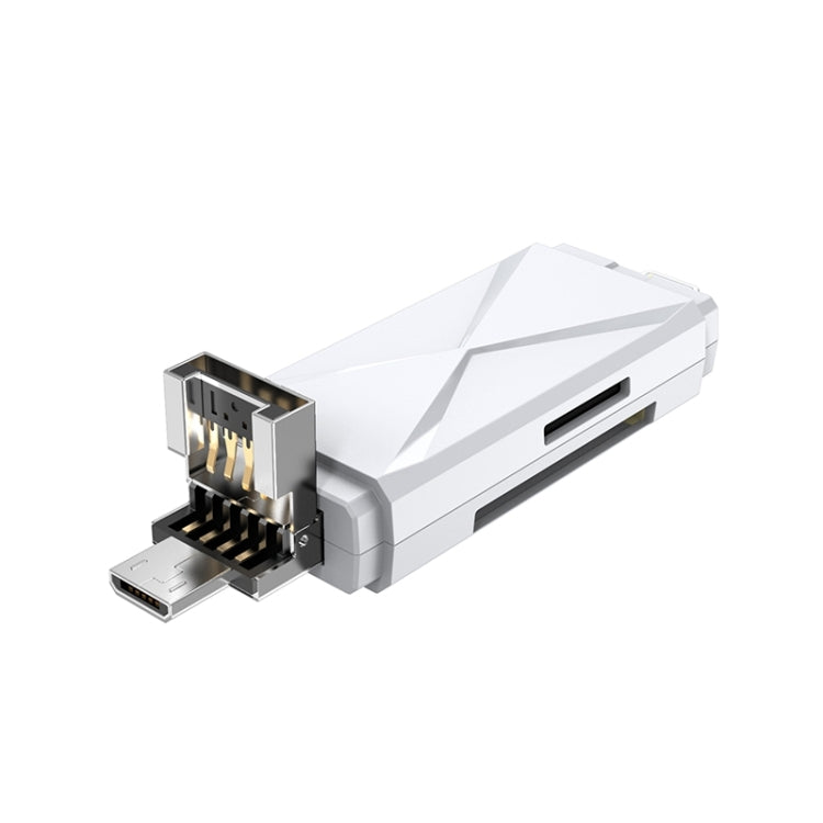 Đầu đọc thẻ đa năng ADS-208 8 chân + USB + Micro USB