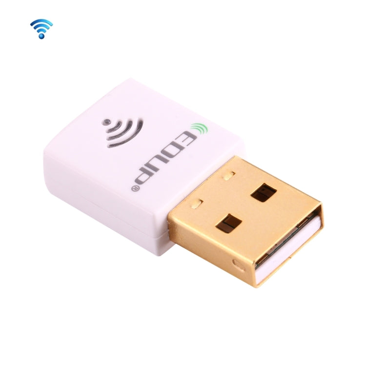 EDUP EP-AC1619 Card mạng WiFi USB không dây mini 600Mbps 2.4G / 5.8Ghz băng tần kép 150M+433M cho laptop / PC, EP-AC1619 600Mbps (Trắng), EP-AC1619 600Mbps (Đen)