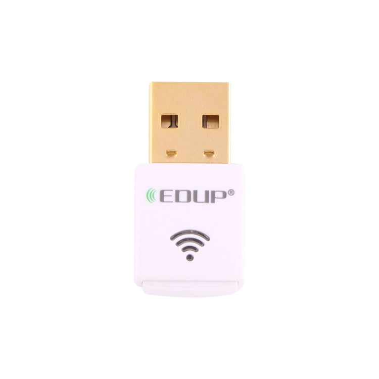 EDUP EP-AC1619 Card mạng WiFi USB không dây mini 600Mbps 2.4G / 5.8Ghz băng tần kép 150M+433M cho laptop / PC, EP-AC1619 600Mbps (Trắng), EP-AC1619 600Mbps (Đen)