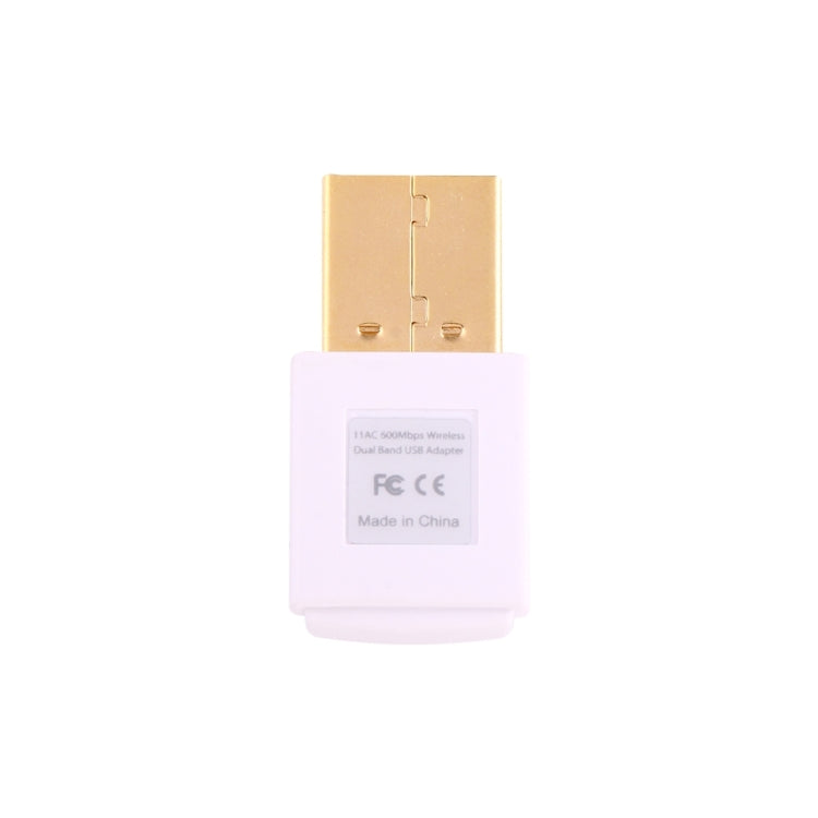 EDUP EP-AC1619 Card mạng WiFi USB không dây mini 600Mbps 2.4G / 5.8Ghz băng tần kép 150M+433M cho laptop / PC, EP-AC1619 600Mbps (Trắng), EP-AC1619 600Mbps (Đen)