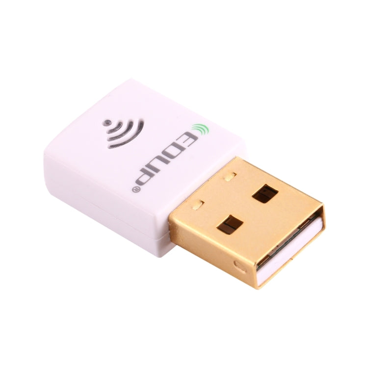 EDUP EP-AC1619 Card mạng WiFi USB không dây mini 600Mbps 2.4G / 5.8Ghz băng tần kép 150M+433M cho laptop / PC, EP-AC1619 600Mbps (Trắng), EP-AC1619 600Mbps (Đen)
