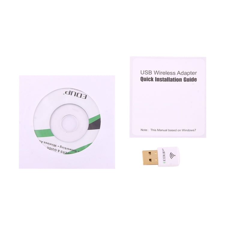 EDUP EP-AC1619 Card mạng WiFi USB không dây mini 600Mbps 2.4G / 5.8Ghz băng tần kép 150M+433M cho laptop / PC, EP-AC1619 600Mbps (Trắng), EP-AC1619 600Mbps (Đen)