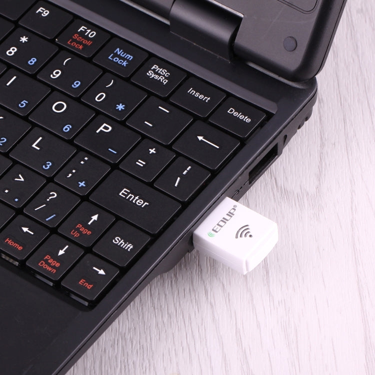 EDUP EP-AC1619 Card mạng WiFi USB không dây mini 600Mbps 2.4G / 5.8Ghz băng tần kép 150M+433M cho laptop / PC, EP-AC1619 600Mbps (Trắng), EP-AC1619 600Mbps (Đen)