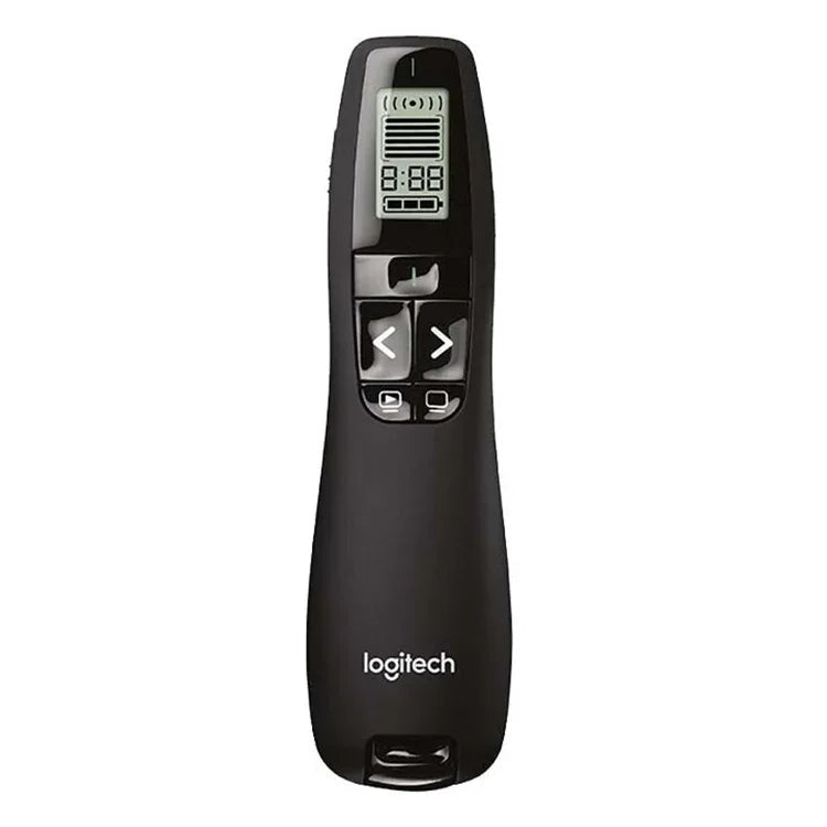 Logitech R800 Điều khiển từ xa trình chiếu PPT không dây USB 2.4Ghz Bút lật trang, R800