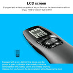 Logitech R800 Điều khiển từ xa trình chiếu PPT không dây USB 2.4Ghz Bút lật trang, R800