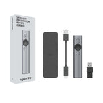 Logitech Spotlight Điều khiển từ xa trình chiếu PPT không dây USB 2.4Ghz Bút lật trang, Spotlight (Xám), Spotlight (Vàng)