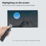 Logitech Spotlight Điều khiển từ xa trình chiếu PPT không dây USB 2.4Ghz Bút lật trang, Spotlight (Xám), Spotlight (Vàng)