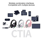 Tai nghe chơi game có dây chụp tai YINDIAO Q2, có mic, phiên bản: thẻ âm thanh USB đơn, Q2 thẻ âm thanh USB đơn (Trắng)