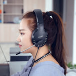 Tai nghe chơi game có dây chụp tai YINDIAO Q2, có mic, phiên bản: 3.5mm đơn, Q2 3.5mm đơn (Đen)