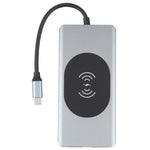 Trạm kết nối Type-C 14 trong 1 với sạc không dây (Cổng mạng 1000M), 14 trong 1