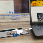 Đầu đọc camera 3 trong 1 USB-C / Type-C đực sang SD + TF + USB cái, NK103TC