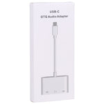 Bộ chuyển đổi OTG 3 trong 1 USB-C / Type-C đực sang Type-C + USB + 3.5mm cái