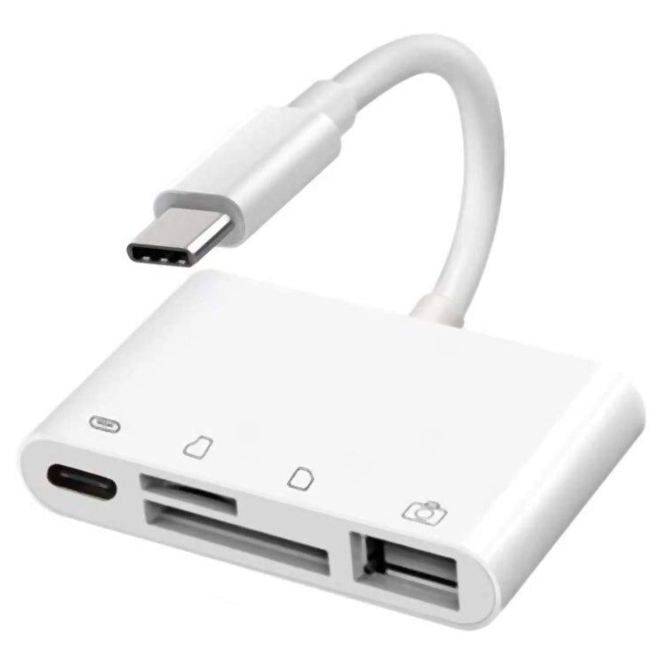 Đầu đọc camera 4 trong 1 NK108LTC USB-C đực sang SD + TF + USB + Type-C cái, NK108LTC