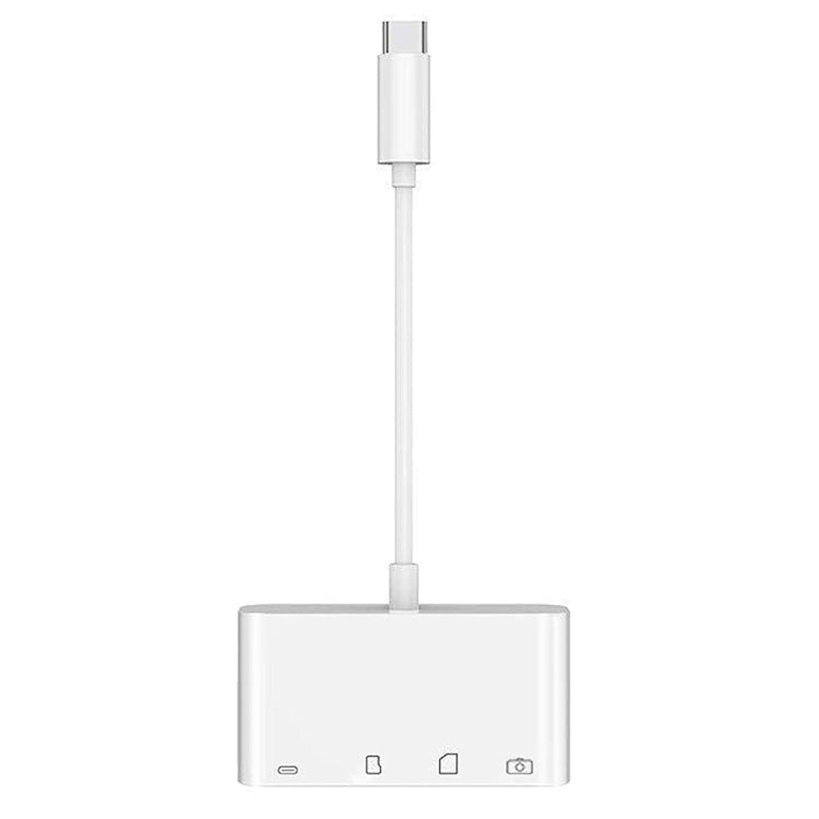 Đầu đọc camera 4 trong 1 NK108LTC USB-C đực sang SD + TF + USB + Type-C cái, NK108LTC