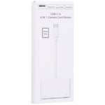 Đầu đọc camera 4 trong 1 NK108LTC USB-C đực sang SD + TF + USB + Type-C cái, NK108LTC