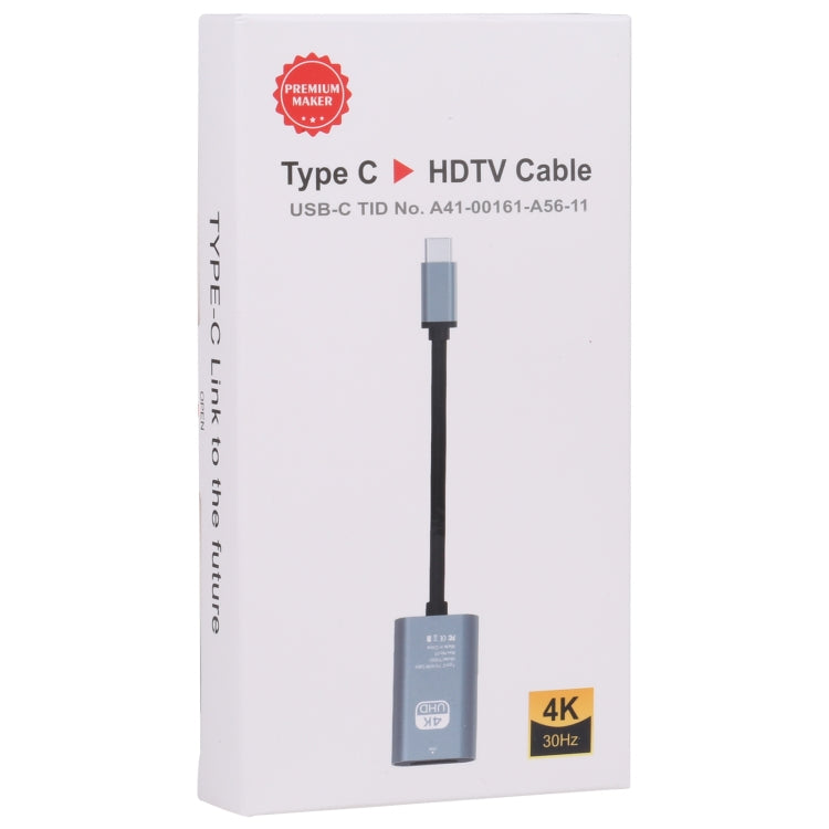 Bộ chuyển đổi USB-C / Type-C đực sang HDTV cái 4K UHD, TH001 (Xám), TH001 (Đỏ)