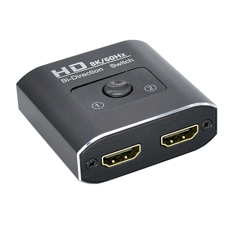 Bộ chuyển đổi video 2 trong 1 ST0003 8K HDMI Switcher hai chiều, 8K 60Hz Màu đen