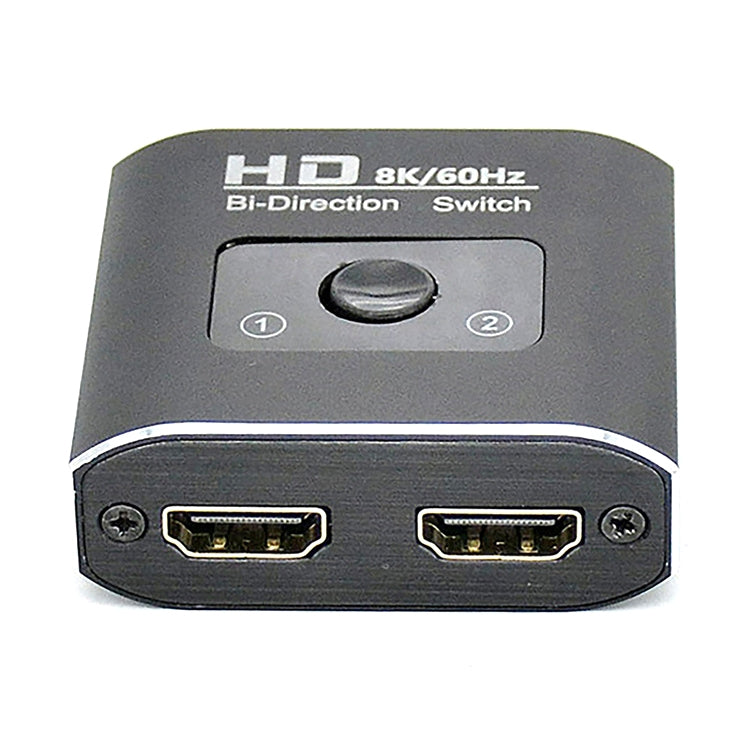 Bộ chuyển đổi video 2 trong 1 ST0003 8K HDMI Switcher hai chiều, 8K 60Hz Màu đen
