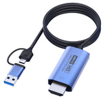 Cáp chuyển đổi USB 3.0 + USB-C / Type-C sang HDMI V05E, V05E