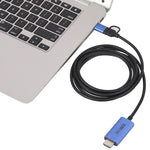 Cáp chuyển đổi USB 3.0 + USB-C / Type-C sang HDMI V05E, V05E