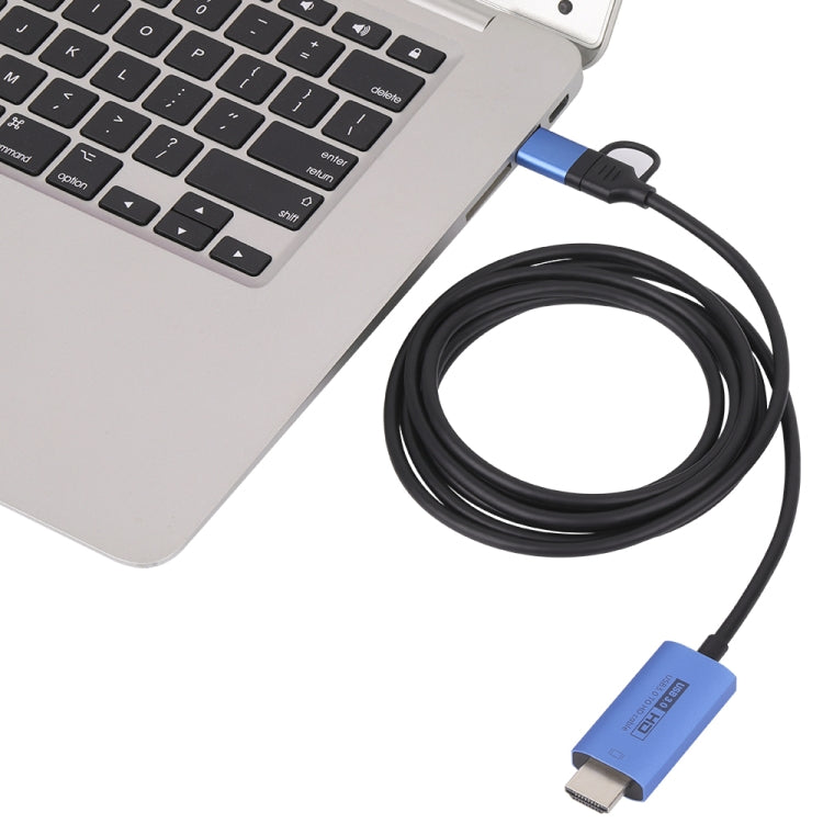 Cáp chuyển đổi USB 3.0 + USB-C / Type-C sang HDMI V05E, V05E