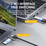 Cáp chuyển đổi USB 3.0 + USB-C / Type-C sang HDMI V05E, V05E