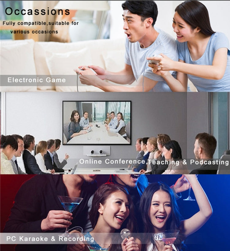 Tương thích với PC và Mac cho phát sóng trực tiếp, KTV, v.v.