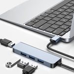 Bộ chuyển đổi HUB USB 4 trong 1 sang USB3.0x4, chiều dài cáp: 1,2m, BYL-2013U3 12cm
