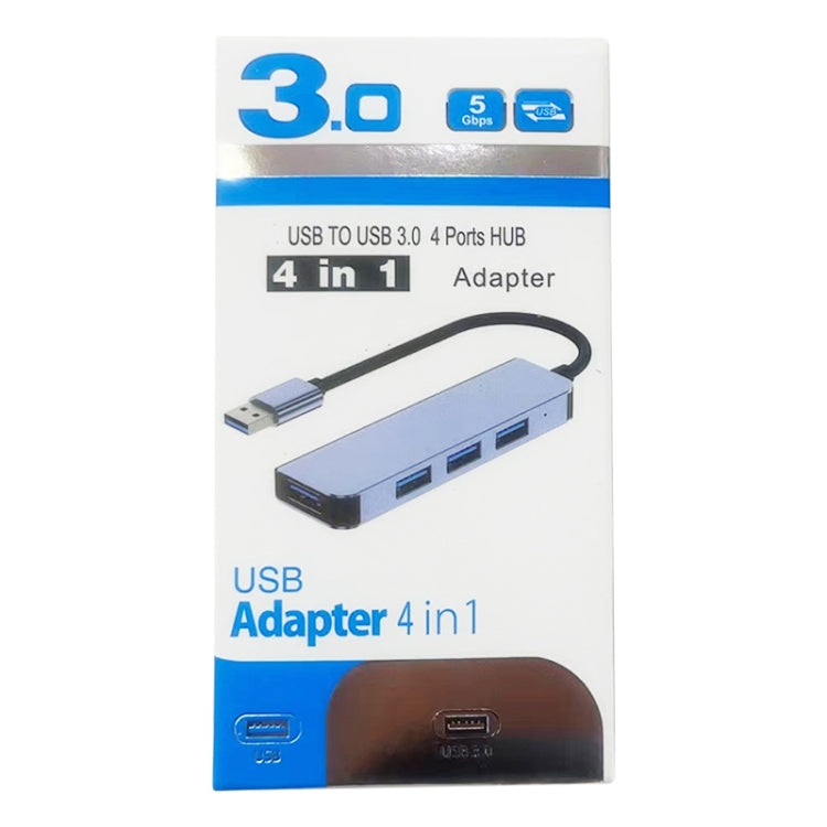 Bộ chuyển đổi HUB USB 4 trong 1 sang USB3.0x4, chiều dài cáp: 1,2m, BYL-2013U3 12cm