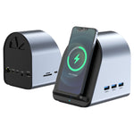 Bộ chuyển đổi HUB USB-C / Type-C 10 trong 1 BYL-2211, hỗ trợ sạc điện thoại, BYL-2211