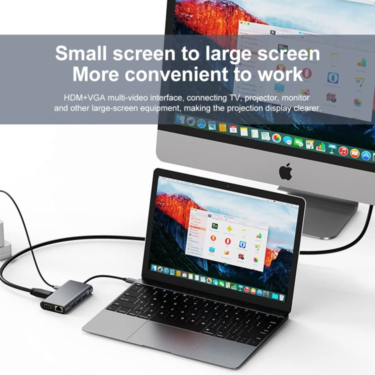 Bộ chuyển đổi HUB USB-C / Type-C 7 trong 1 sang USB BYL-2111U3, BYL-2111U3