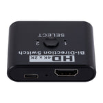 Công tắc HDMI hai chiều 2 trong 1 video HD 4K, SL