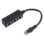 Bộ chia cổng mạng LAN Ethernet RJ45 1 ra 3, 3 cổng RJ45
