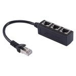 Bộ chia cổng mạng LAN Ethernet RJ45 1 ra 3, 3 cổng RJ45