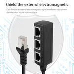 Bộ chia cổng mạng LAN Ethernet RJ45 1 ra 3, 3 cổng RJ45