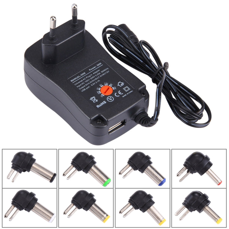 Bộ Chuyển Đổi Cắm Tường Công Suất 30W Chuẩn EU Với Cổng USB 5V 2.1A, Số Lượng: 6 Cái, Chiều Dài Cáp: Khoảng 1.2m, Phích Cắm EU