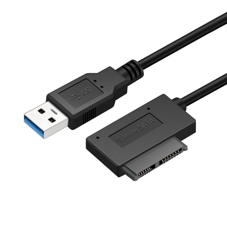 Bộ chuyển đổi cáp SATA mỏng USB 3.0 sang 7+6 chân chuyên nghiệp có đèn báo, USB 3.0