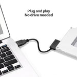 Bộ chuyển đổi cáp SATA mỏng USB 3.0 sang 7+6 chân chuyên nghiệp có đèn báo, USB 3.0
