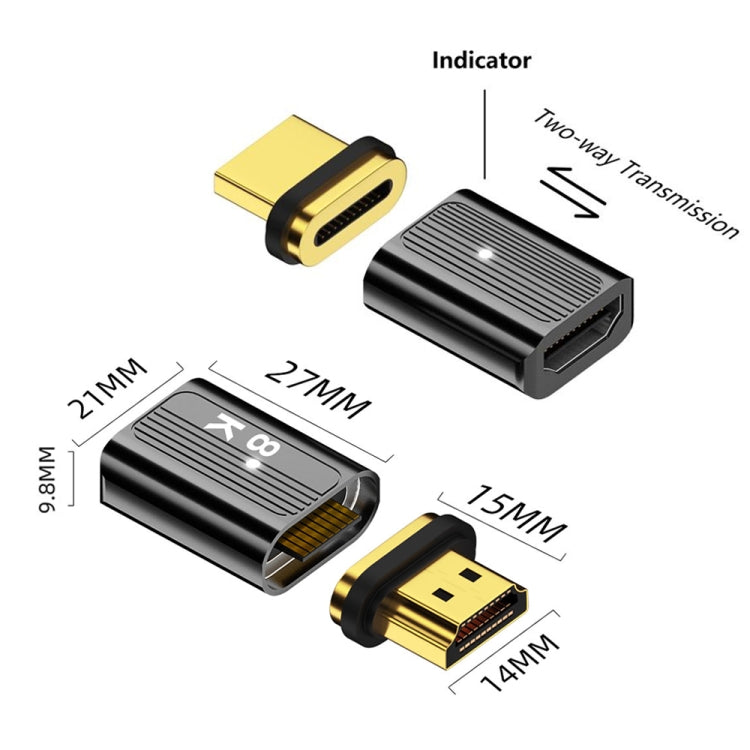 Adapter HDMI cái sang DP đực 8K 60Hz