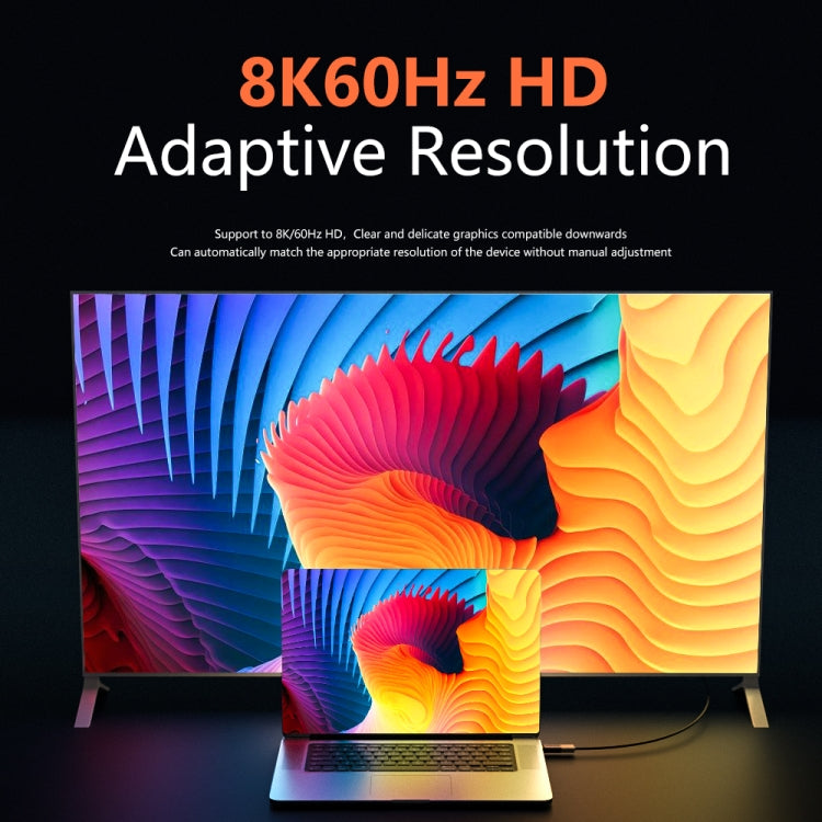 Adapter HDMI cái sang DP đực 8K 60Hz