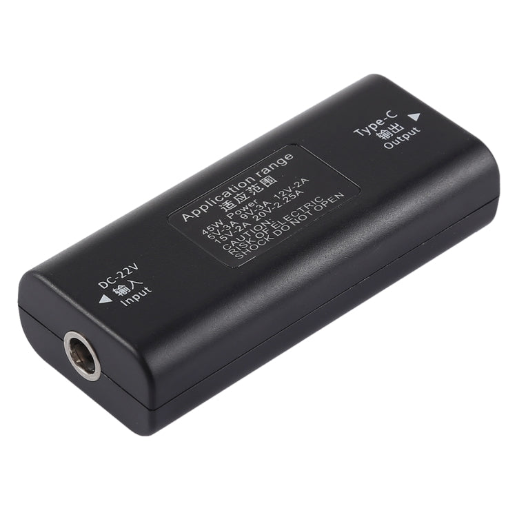 Đầu nối nguồn DC 5.5 x 2.1mm cái sang USB-C / Type C cái kèm dây 30cm USB-C / Type C, 5.5x2.1mm