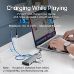 Dock đa chức năng ORICO PW11-8PC Type-C / USB-C 8 trong 1 tốc độ 5Gbps, PW11-8PC