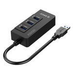 ORICO HR01-U3 Bộ chia USB3.0 3 cổng bằng nhựa ABS với card mạng Ethernet Gigabit RJ45 ngoài 5 Gbps cho laptop / máy tính để bàn / Ultrabook, v.v.