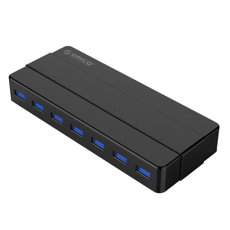 ORICO H7928-U3 Bộ chia USB 3.0 7 cổng bằng nhựa ABS cho máy tính để bàn với cáp dài 1m, USB 3.0