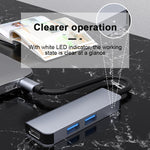 2011N Trạm kết nối HUB đa chức năng 3 trong 1 USB 3.0 x2 + HDMI Type-C / USB-C, 2011N USB 3.0 x2 + HDMI