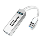 15101 Bộ chuyển đổi HUB USB3.0 5 trong 1 sang 3 x USB + đầu đọc thẻ SD / TF, USB3.0